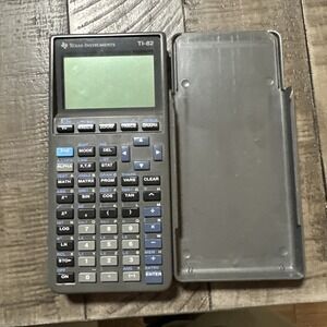 Texas Instrument TI 82 Graphing Calculator W Cover Tested